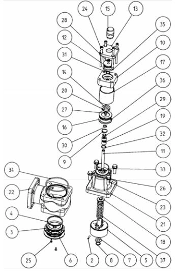 Service Kit, Rebuild, EP15 3 in. Image